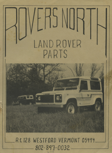 Parts Catalog 1984