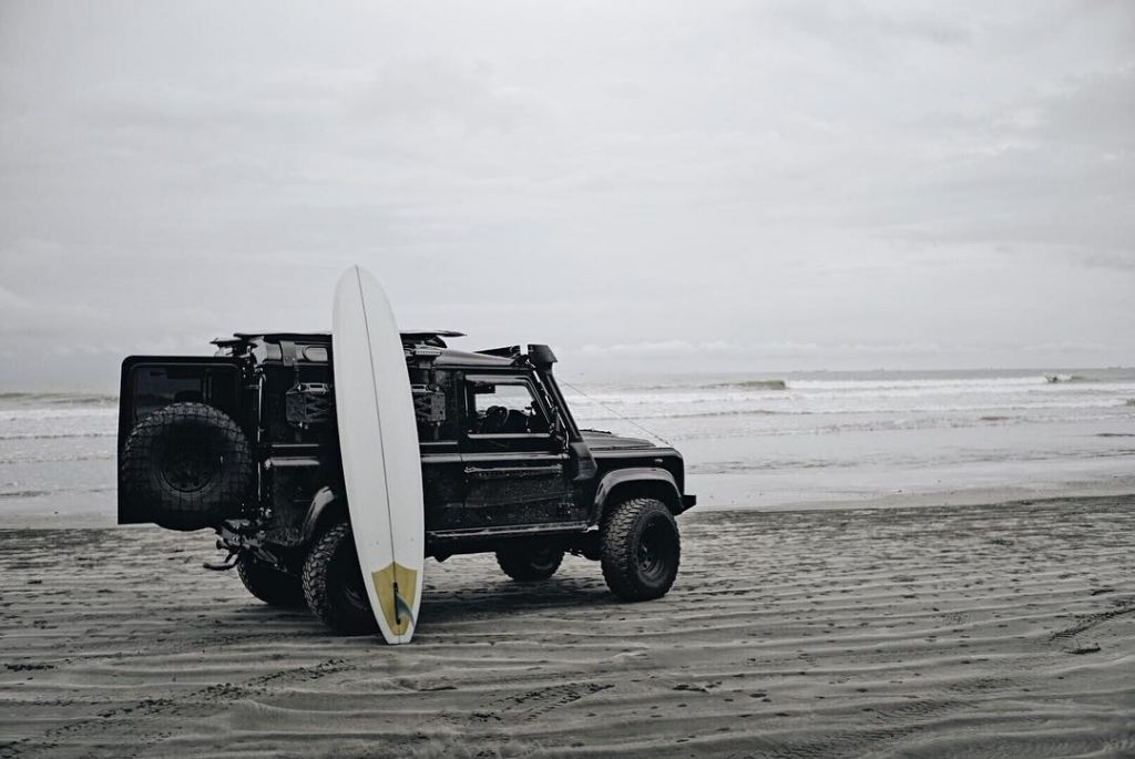 Defender Surfboard Beach