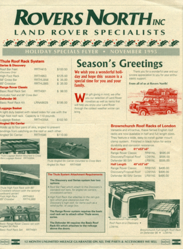 Holiday Specials 1995