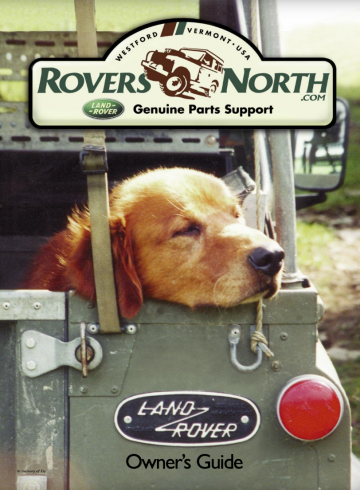 Land Rover Owners Guide 2001