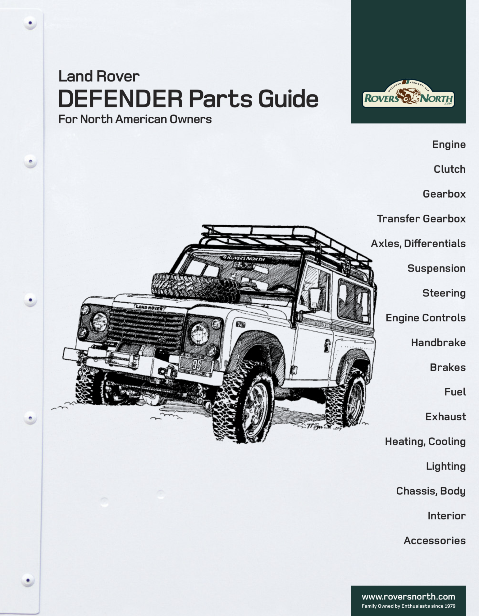 Land Rover Defender Parts Guide 2016 Rovers Magazine