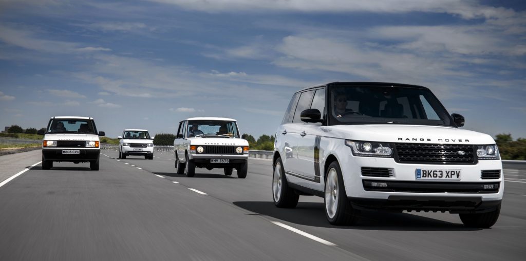 All of the Range Rover models to date