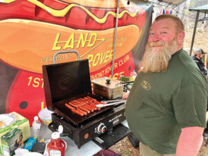 Fab Brit John Vallerand cooking wieners